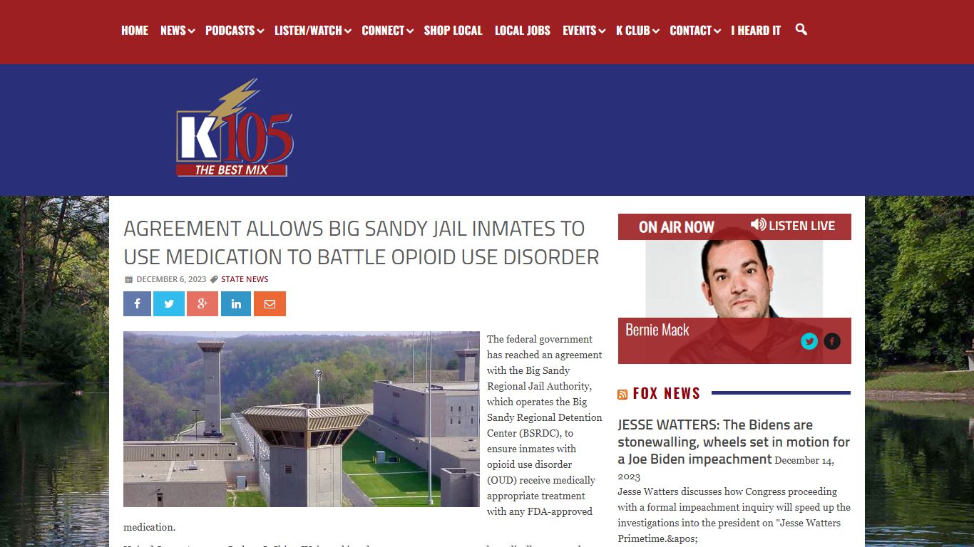 Agreement allows Big Sandy jail inmates to use medication to battle ...